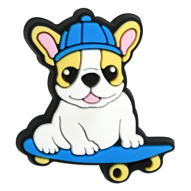 Wholesale Random 100pcs Shiba Inu Dog Cartoon  Focal Beads