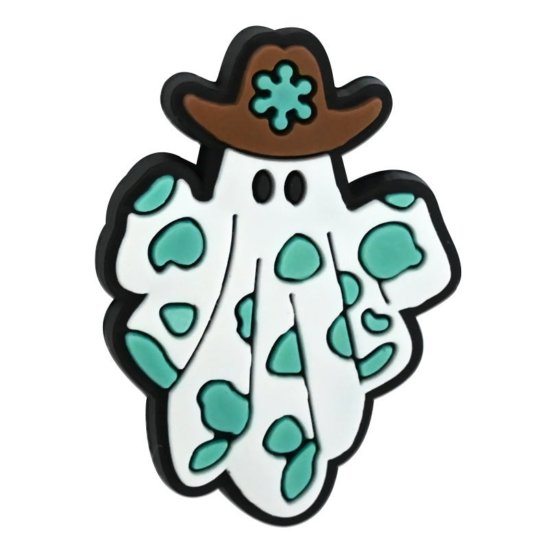 Wholesale Random 100pcs/pack  Cartoon Halloween Series PVC Soft Focal Beads