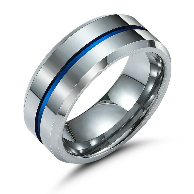 Anillos de acero de tungsteno al por mayor para hombres