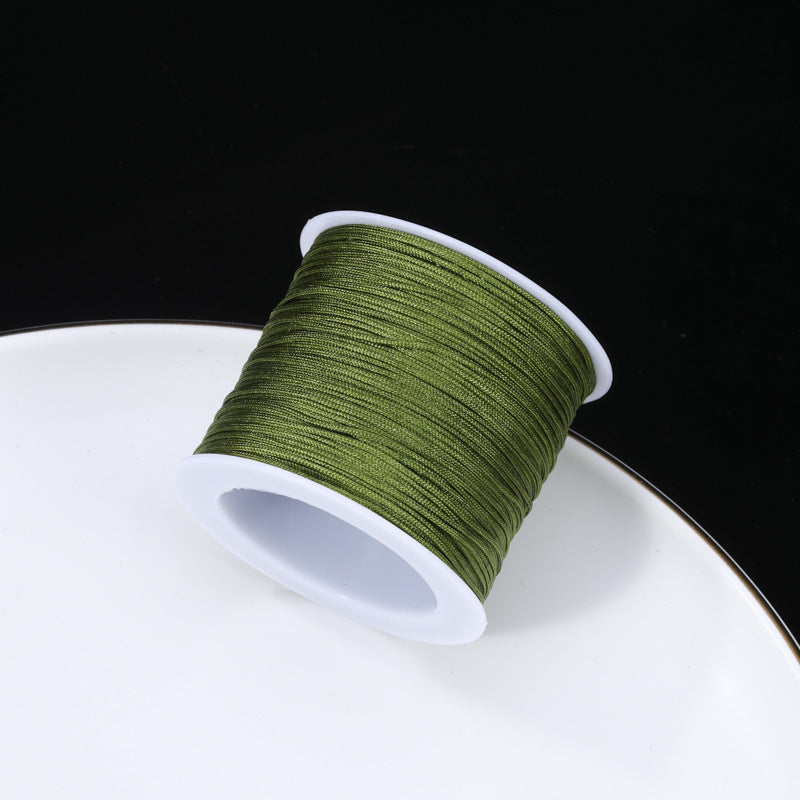 Wholesale 72 Size Jade Line 50 Meters Diy Line Hand-woven Jewelry Cord Accessories