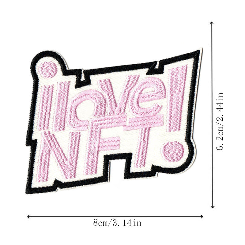 Wholesale Cartoon Embroidered Patches Set Of 9 Sew On Applique Badge For Coats Craft Supply