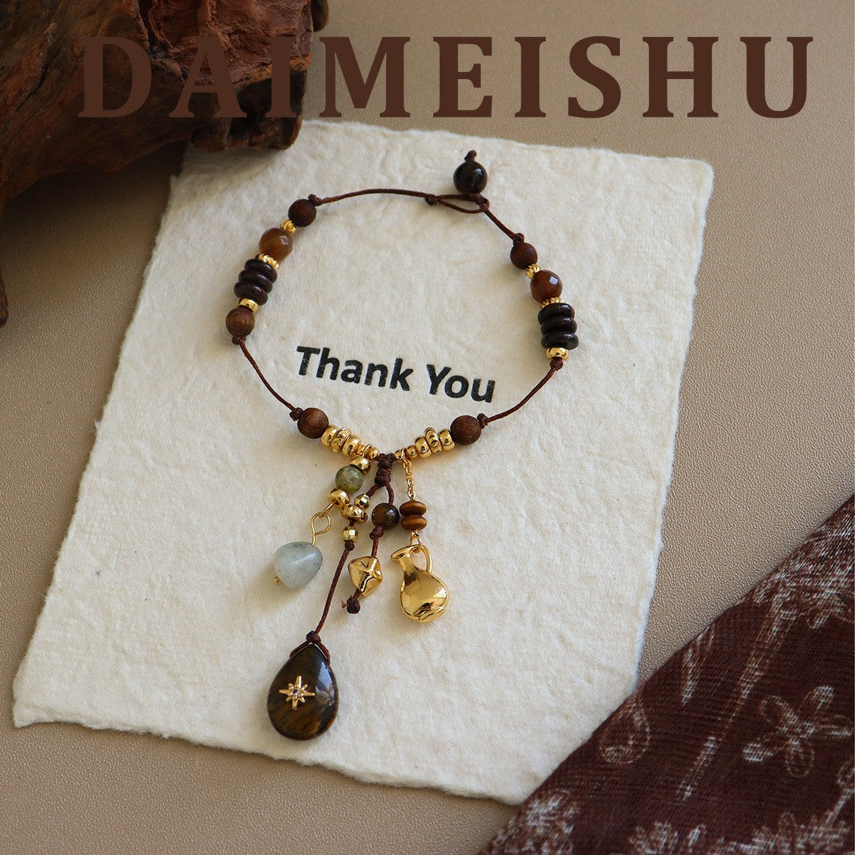 Wholesale Tassel Yellow Jade and Turquoise Earrings