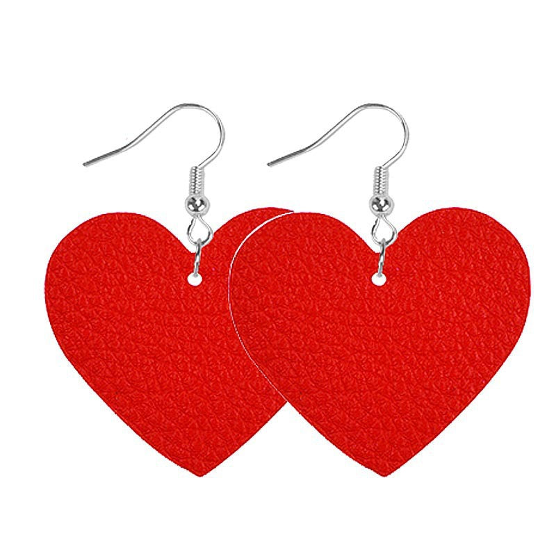 Wholesale Lover Water saving Drop shaped Love Red Lips Cute Pattern Acrylic Earrings