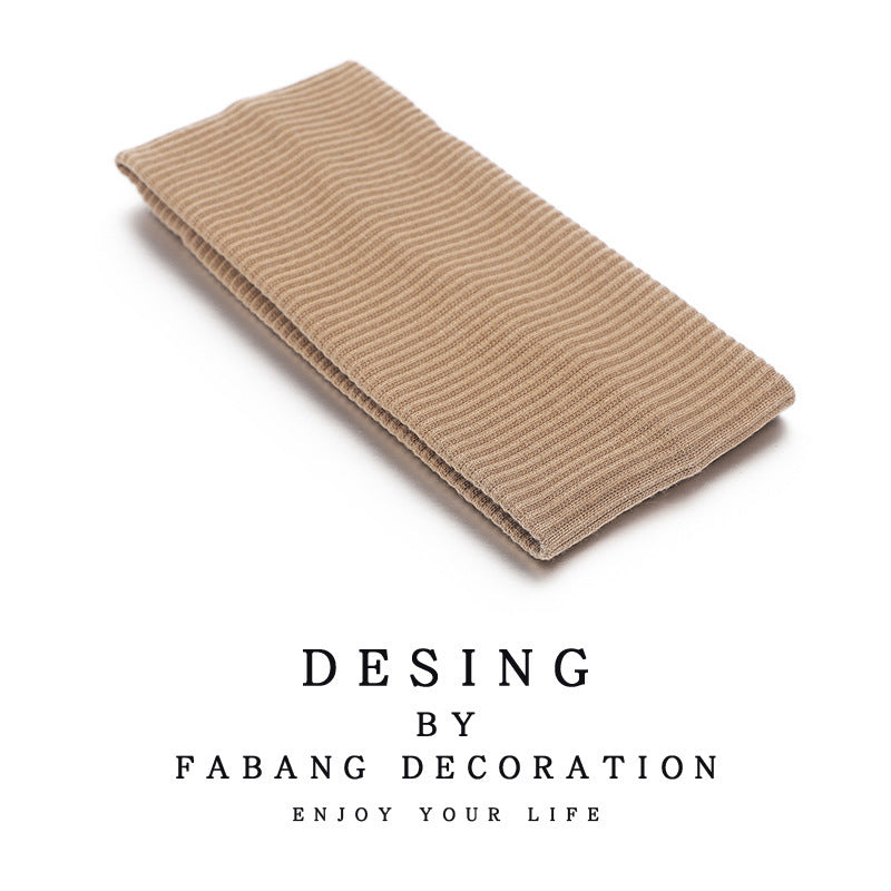 Wholesale Knitted silk scarf sweat-absorbing running sports face washing headband