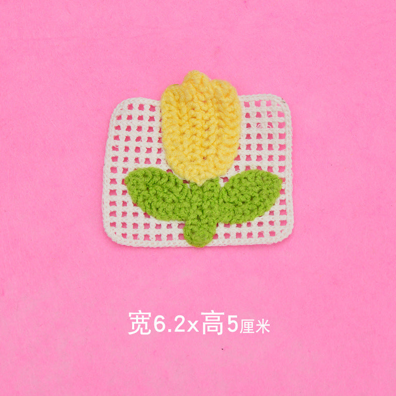 Wholesale Cute Cartoon Embroidered Fabric Patches With Floral And Fruit Designs For Clothing And Bags