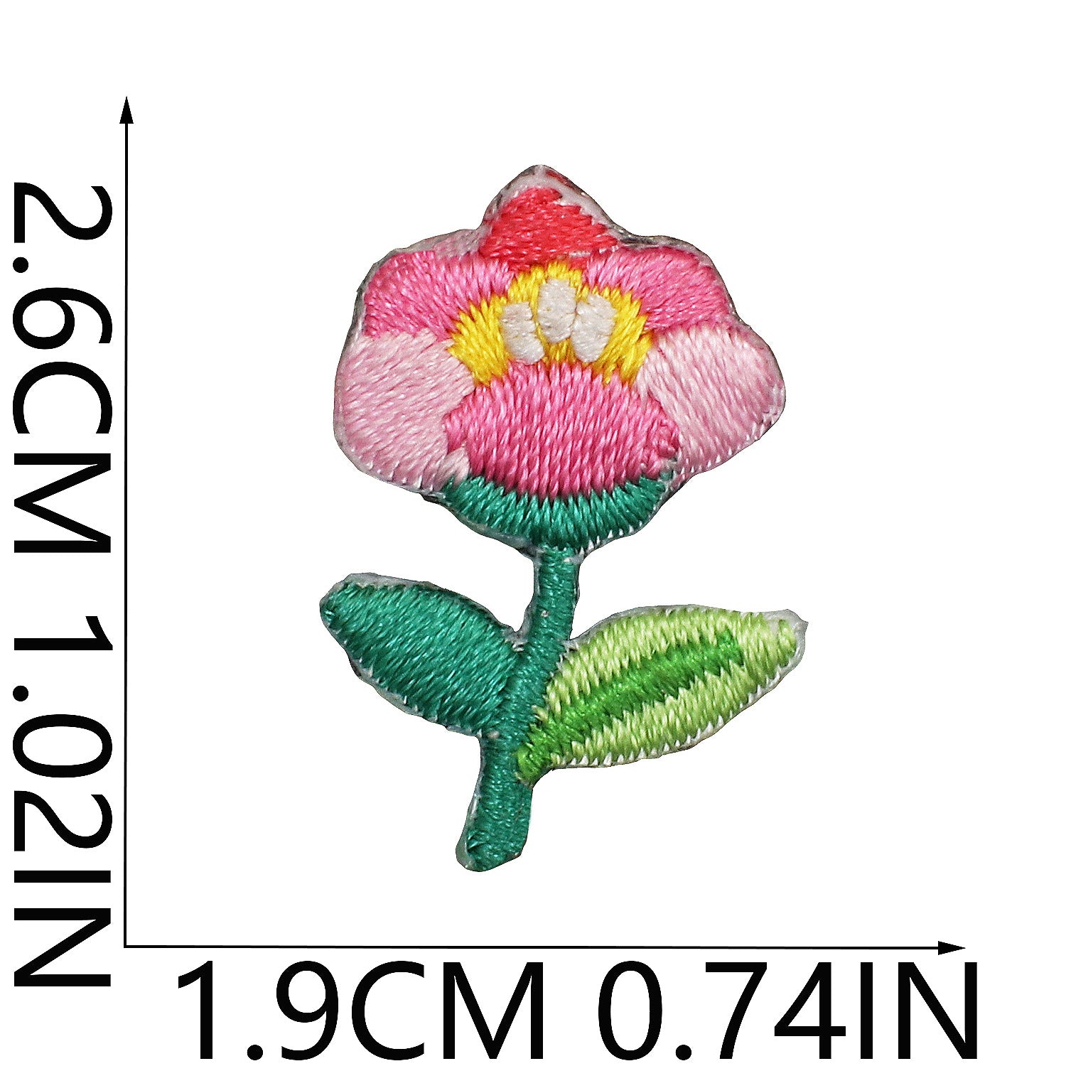 Wholesale Ginkgo Leaf Carnation Lily Rose Embroidery DIY Patches