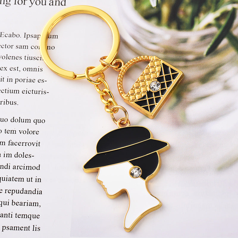 Wholesale Metal Father's Day and Mother's Day MOM English Letter Keychains