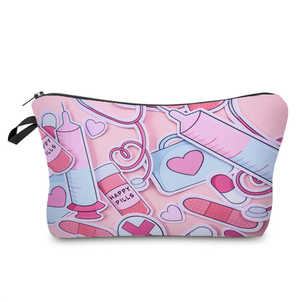 Wholesale Polyester Printed Cosmetic Bag