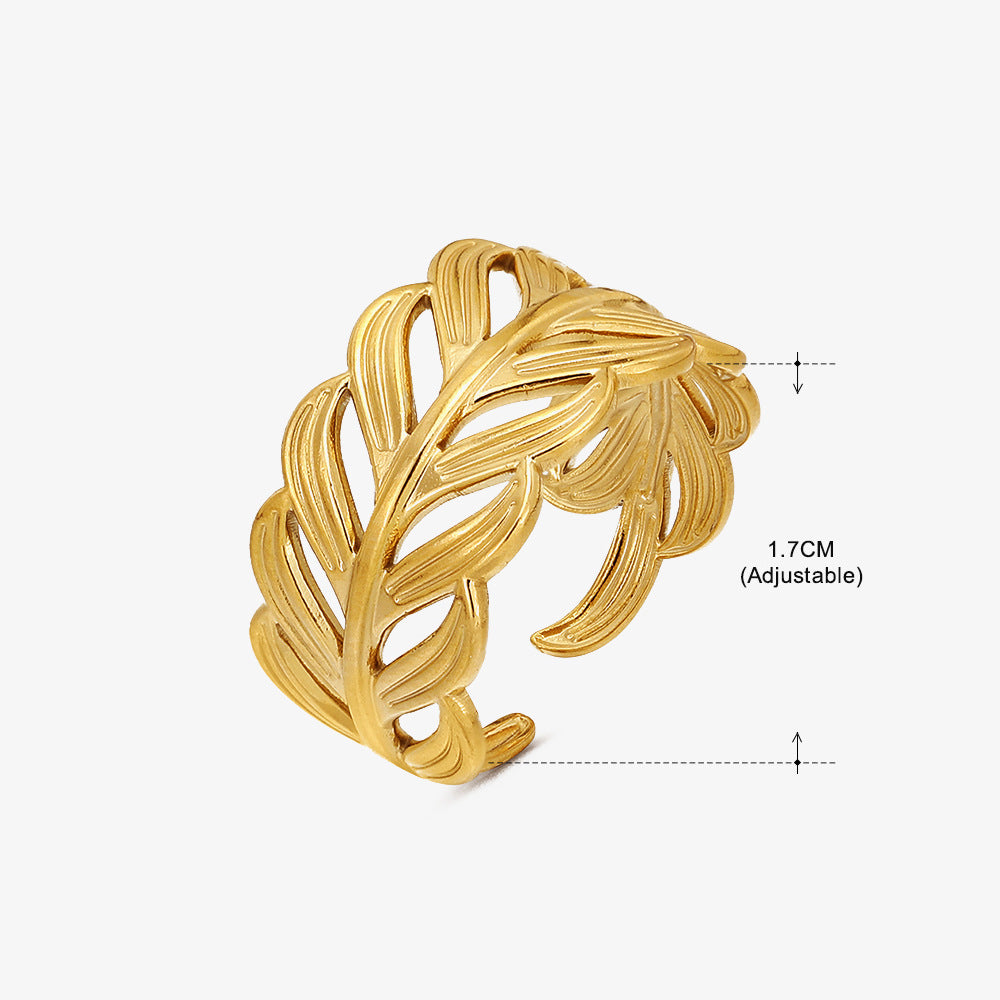 Ajuste de apertura geométrica al por mayor anillos de acero inoxidable