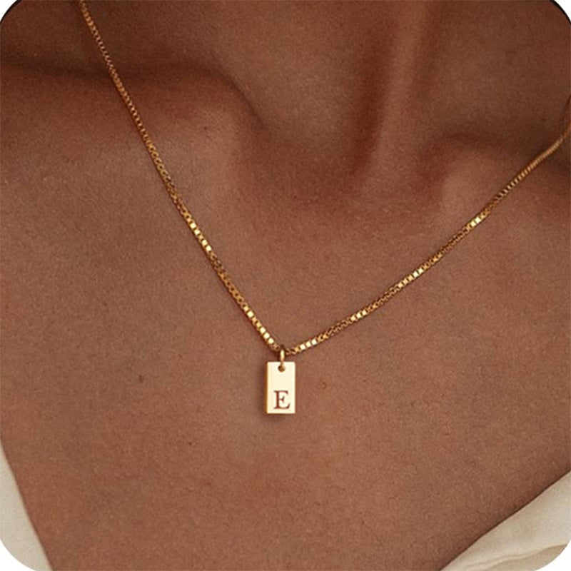 Wholesale Letter Stainless Steel Necklaces