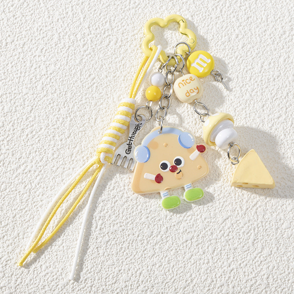 Wholesale Cute Star Mushroom Dessert Cartoon Keychain