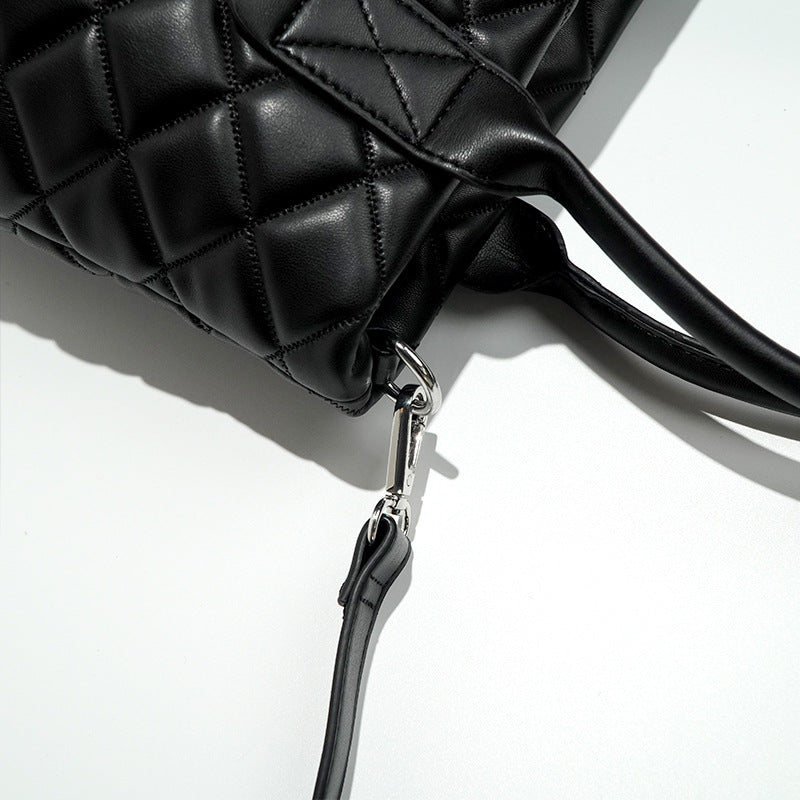 Wholesale Large Capacity Portable Simple Diamond Fashion Commuter Bag