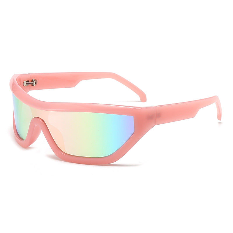 Wholesale Large Frame One Piece Cycling Sunglasses
