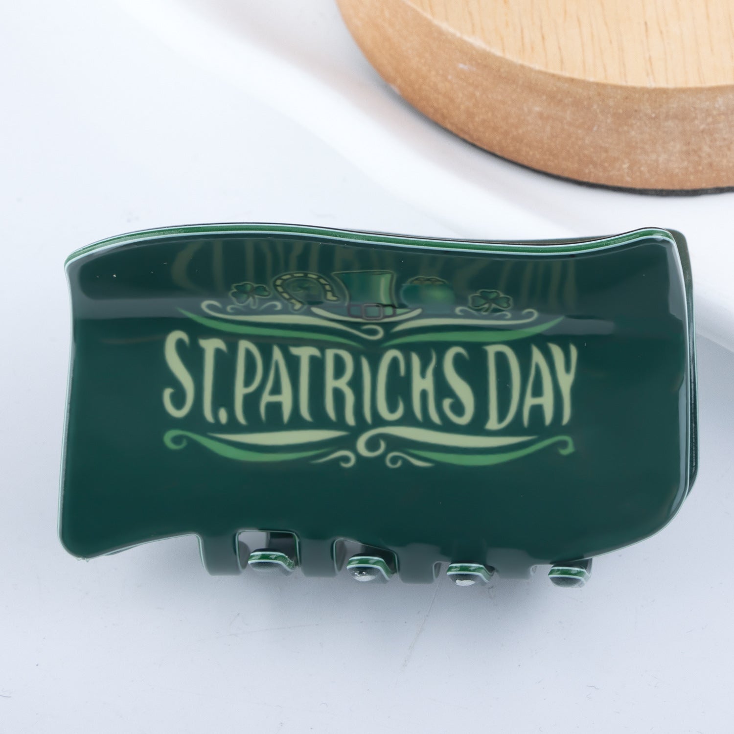Wholesale St. Patrick's Day Green Fresh Forest Series Hair Clips