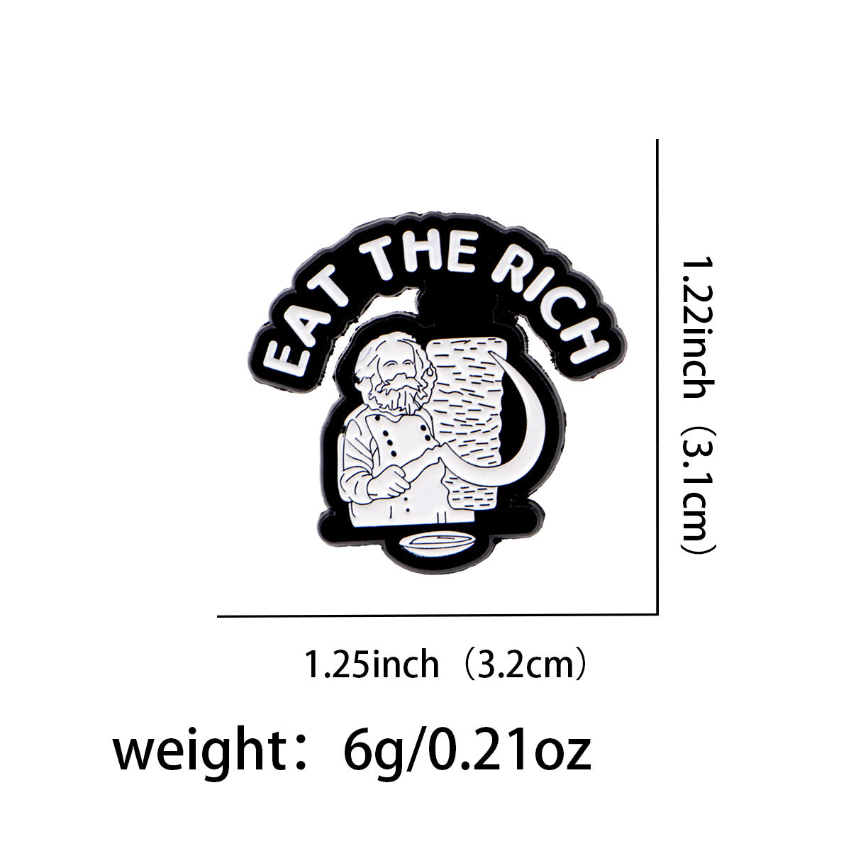 Wholesale Banana Quote Brooch Cartoon Metal Badge Accessory