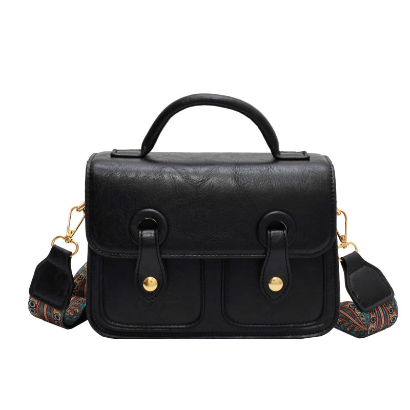 Wholesale New PU Retro Simple Shoulder Crossbody Small Square Bag