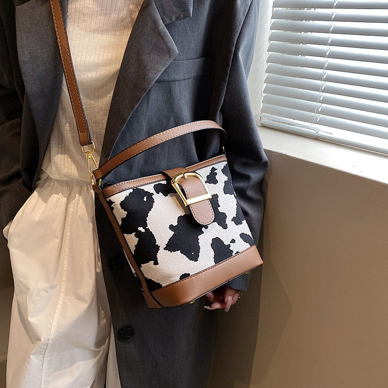Wholesale Cow Pattern Crossbody Shoulder Bag