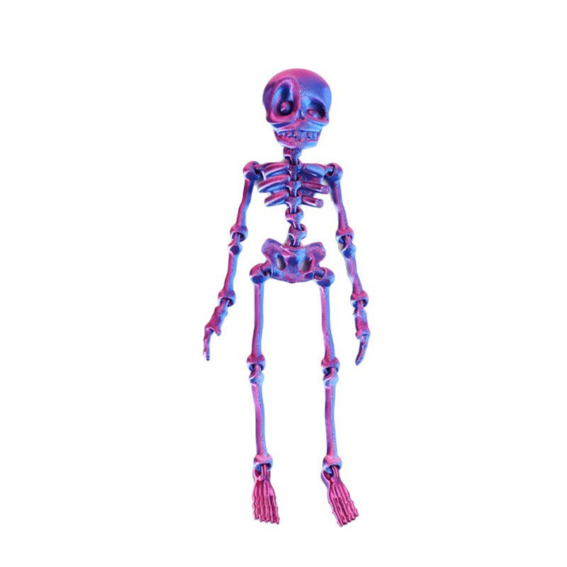 Wholesale  printable skeleton toy with magnetic joints movable