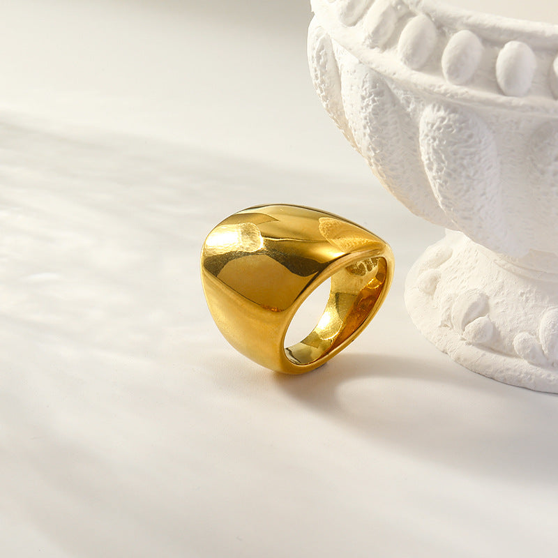 Wholesale Irregular Beveled Stainless Steel Rings