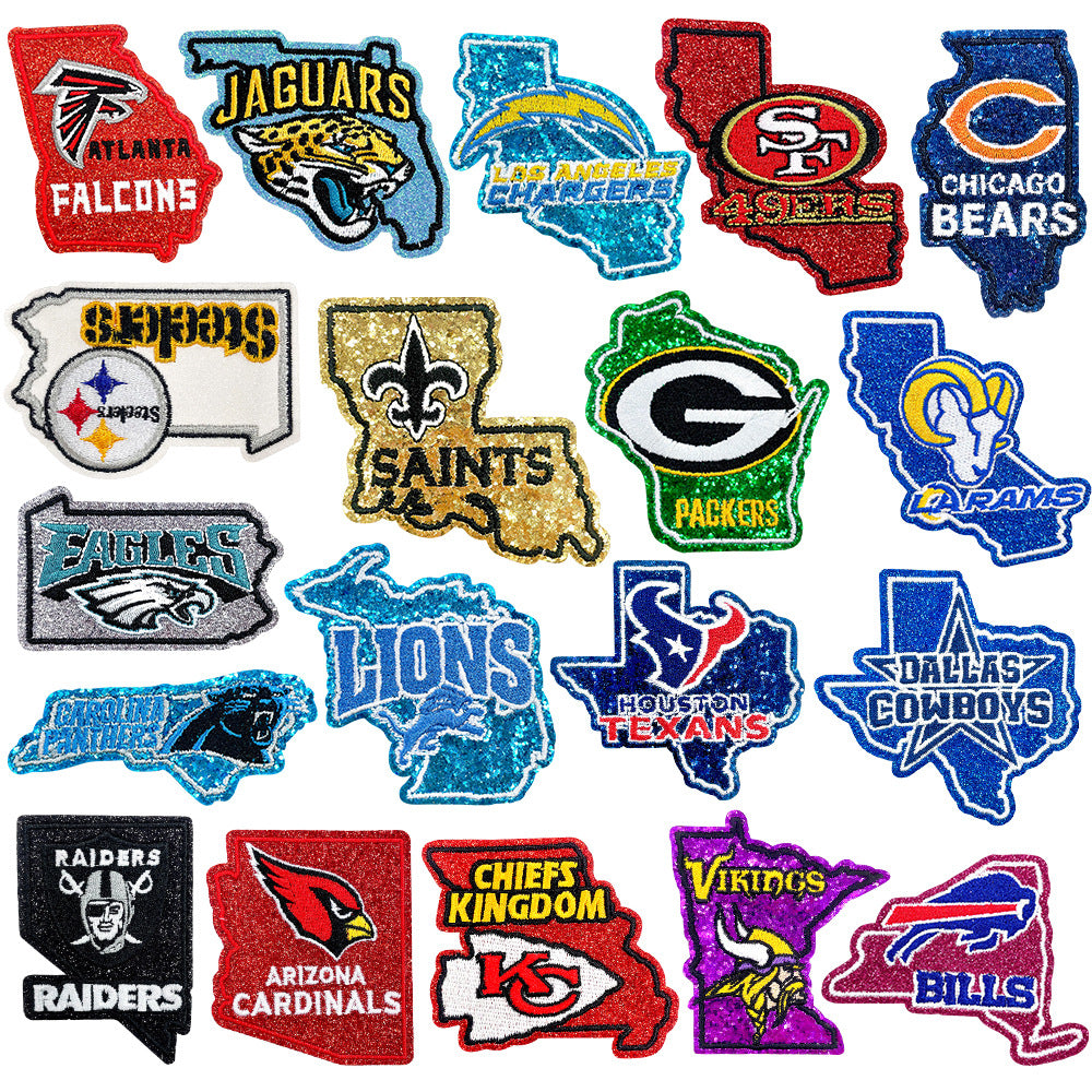Wholesale Colorful Sports Team Series Embroidery DIY Patches  OLY Exclusive