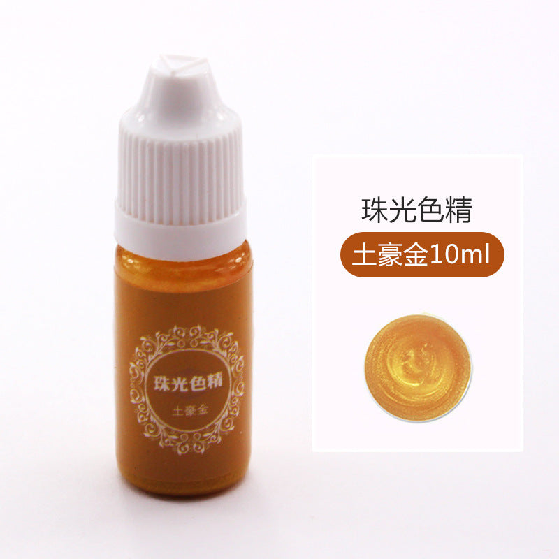 Wholesale 24 Color Pearl Pigment Crystal Dropper UV Resin Pigment Does Not Precipitate and Has A Full Color DIY Handmade Material