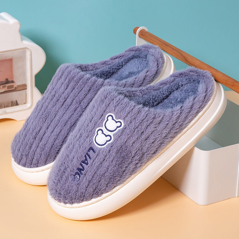 Wholesale Winter Cotton Slippers for Home Use Warm Cotton Slippers