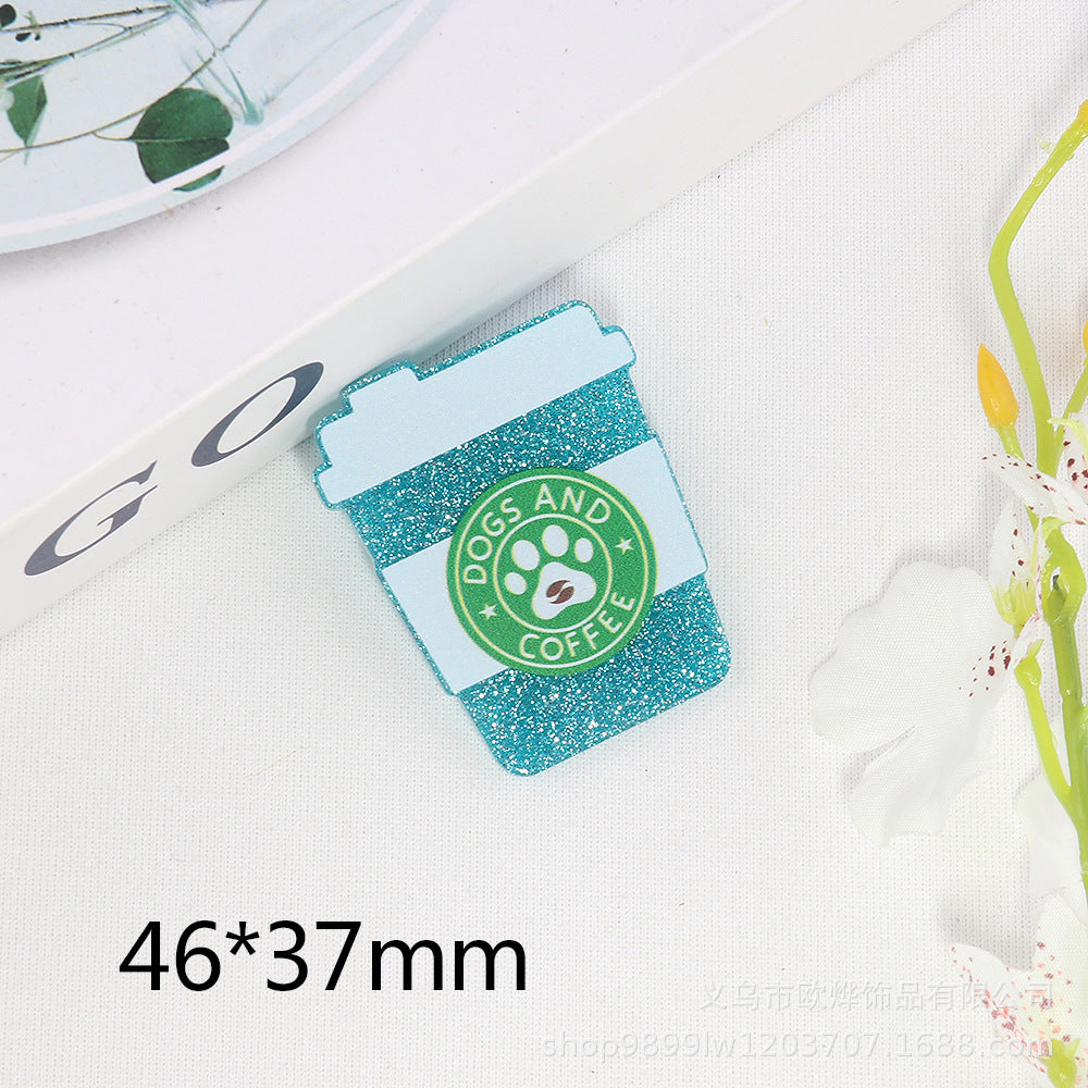 Wholesale 10pcs acrylic pin DIY patch accessories