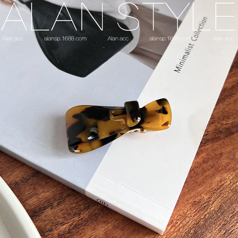 Wholesale Colorful Bow Duck Mouth Acetate Hair Clips