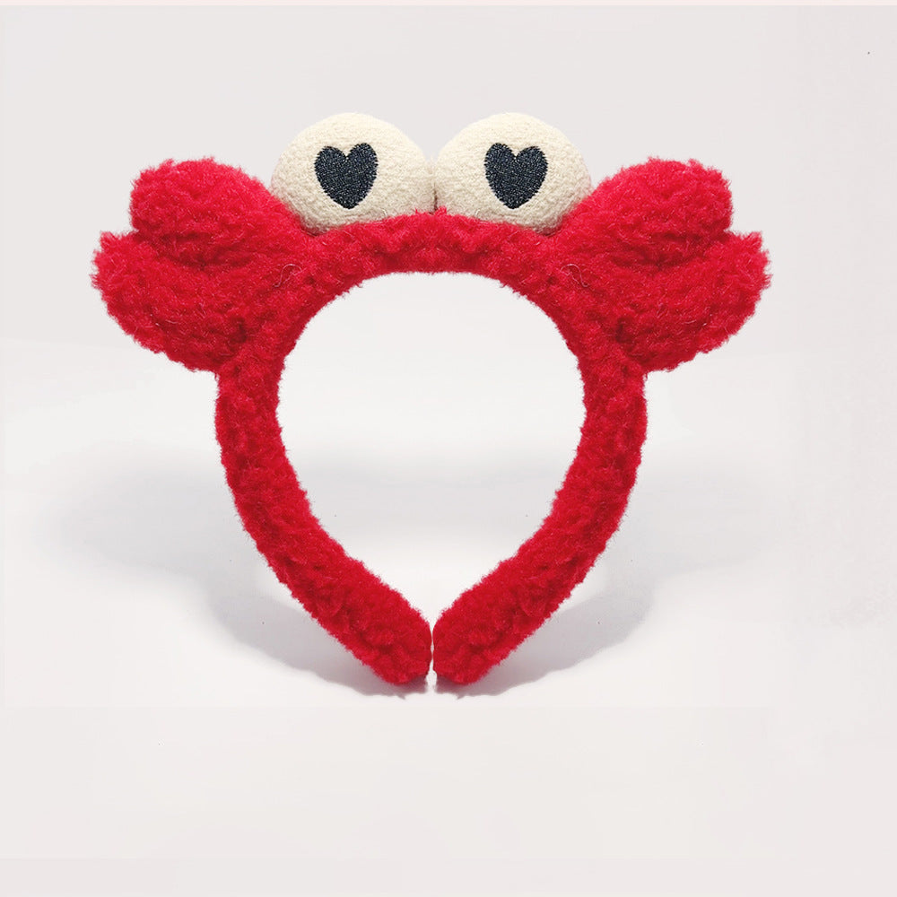 Wholesale Cute Cat Ears Plush Face Wash Hair Band