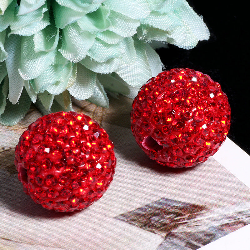 Wholesale 20pcs Soft ceramic colored round beads