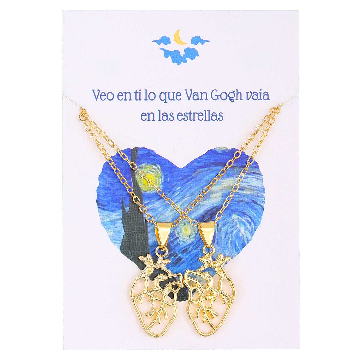 Wholesale hollow heart love magnetic unisex magnet couple necklace set