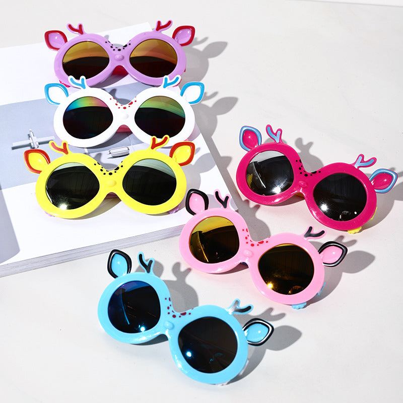 Wholesale Children's sunglasses UV-proof sunglasses cute cartoon fashion little fairy sunglasses baby photo glasses fashion