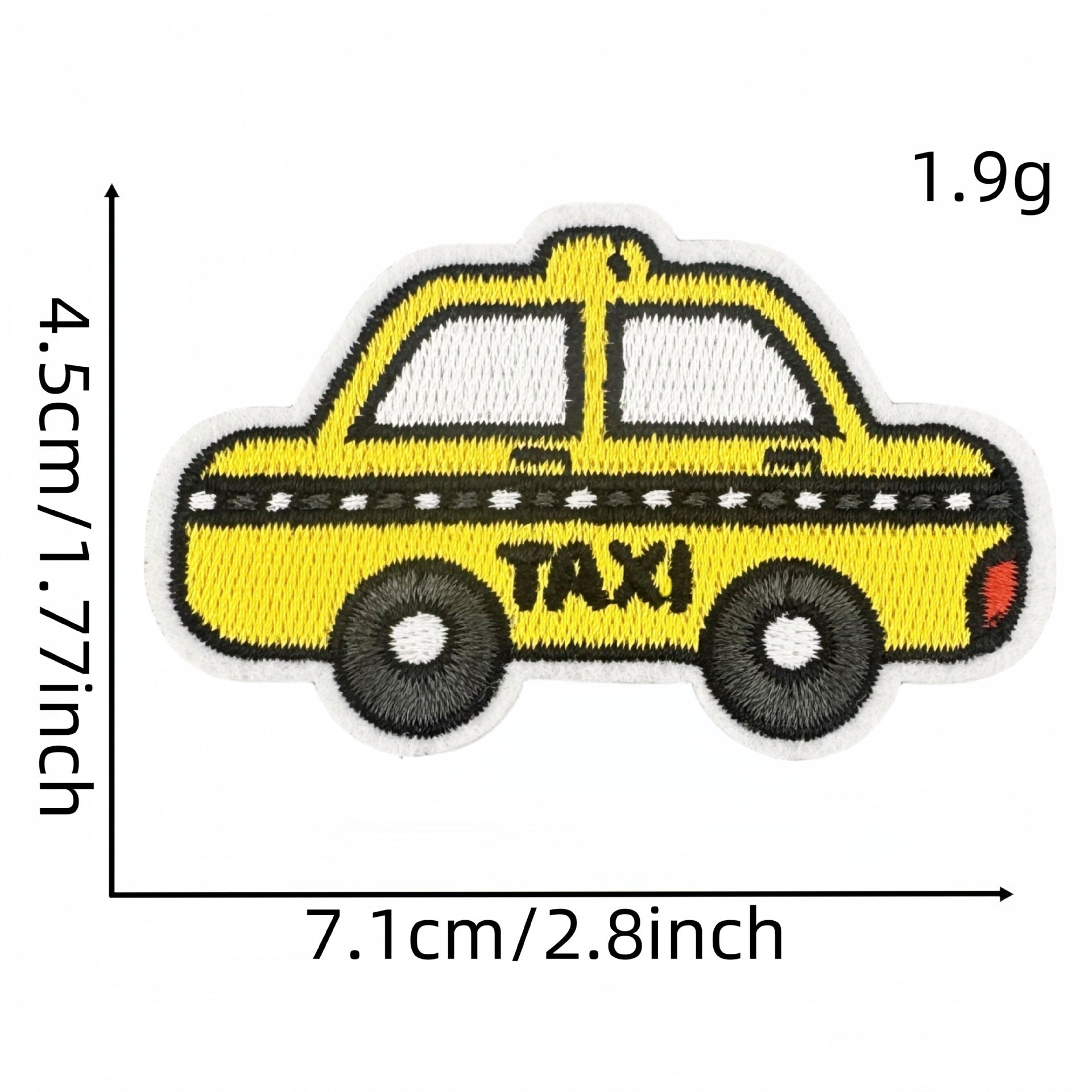 Wholesale Transportation cartoon car embroidered patch