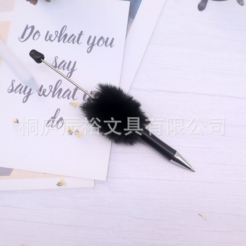 Wholesale Cartoon beaded cute pen with cute beads and cute girly gift pen