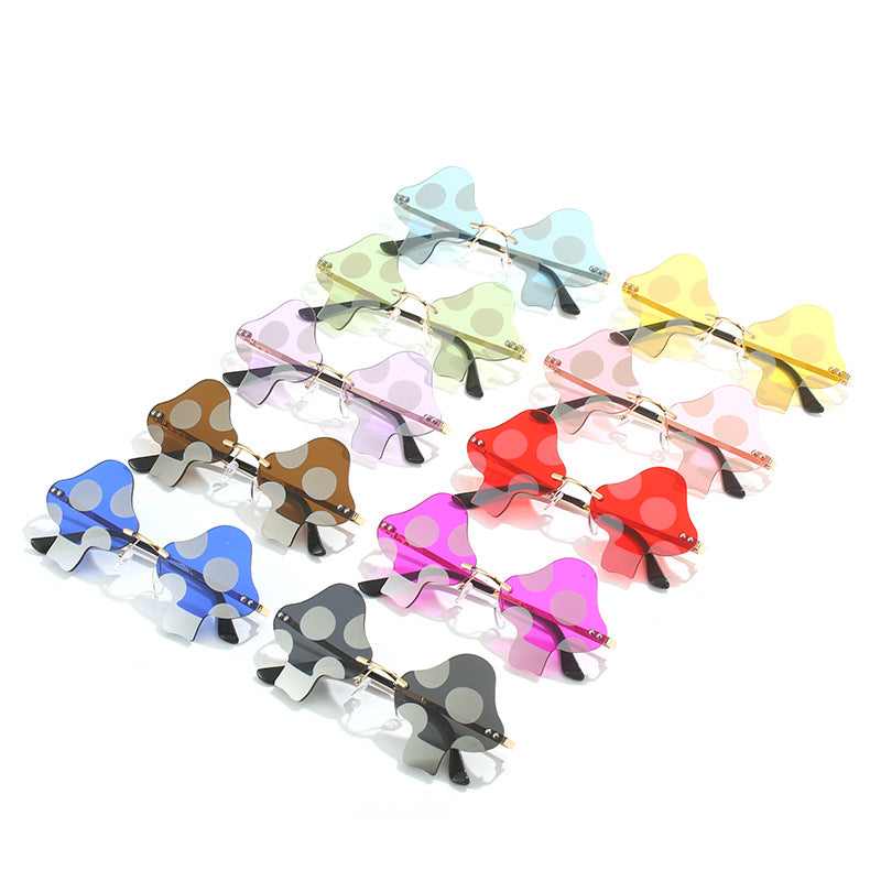 Wholesale PC Mushroom Frameless Sunglasses