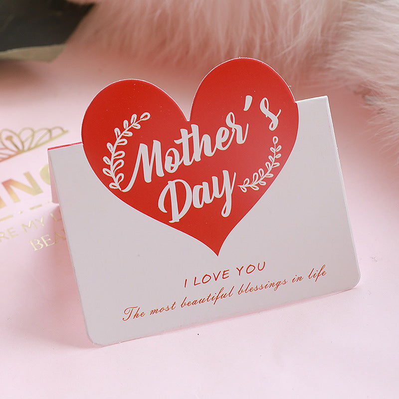 Wholesale of 10pcs/pack Mother's Day, Father's Day, Teacher's Day Creative Paper Greeting Cards