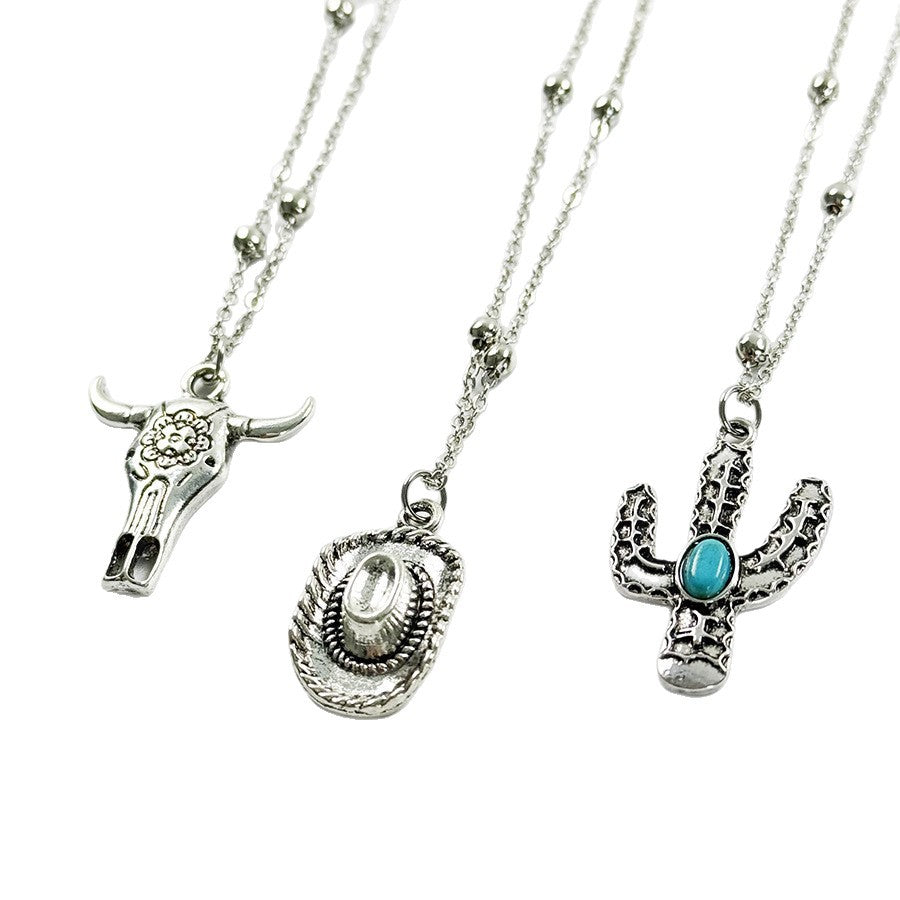Wholesale Distressed Pendant Necklace