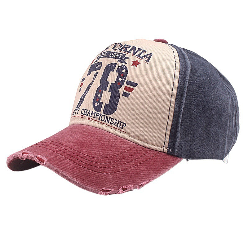 Wholesale Truck Baseball Cap Washed Coating Sunshade Casual Duck Tongue Baseball Cap Cotton Korean Hat