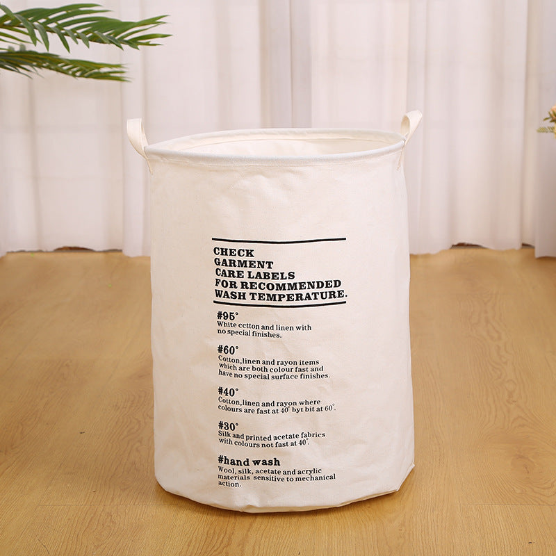 Wholesale Canvas Foldable Drum Dirty Clothes Basket