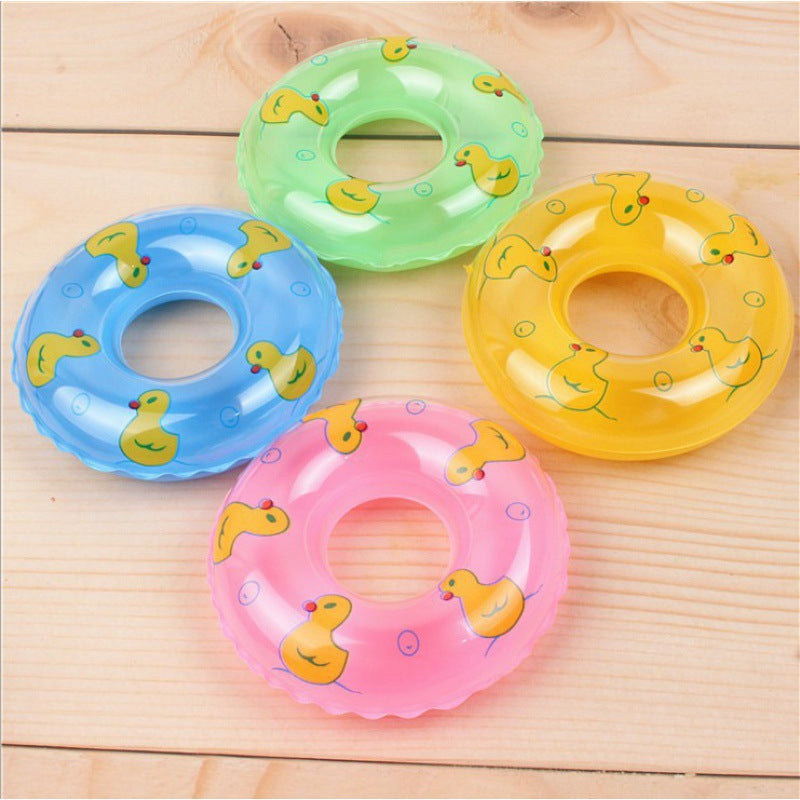 Wholesale Mini Swimming Ring Little Yellow Duck  Dollhouse  Accessories