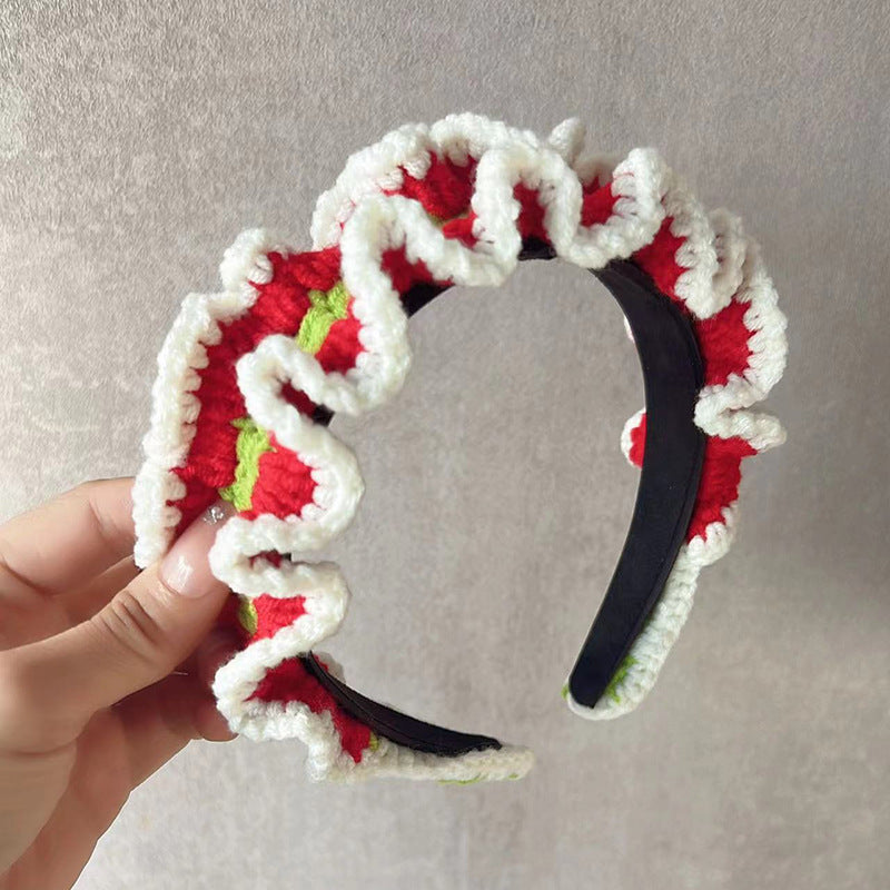 Wholesale Handwoven Christmas Hair Bands