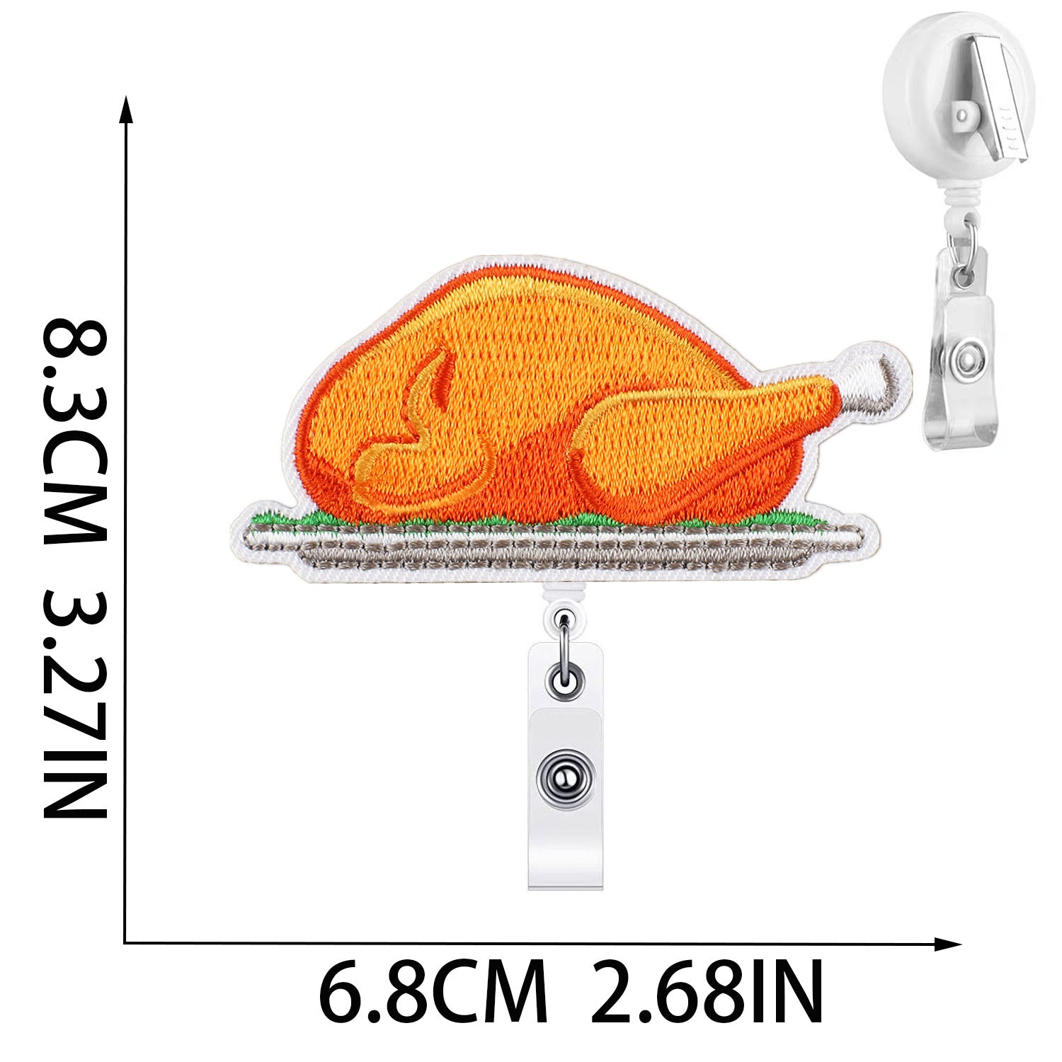 Wholesale Thanksgiving Embroidered Patch Set 15Pcs Pumpkin Hedgehog Maple Leaf Applique With Alligator Clip Polyester Stylish For Clothing