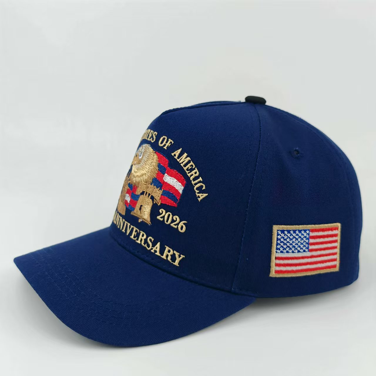 Wholesale Colorful Eagle Flag Embroidered Baseball Hat