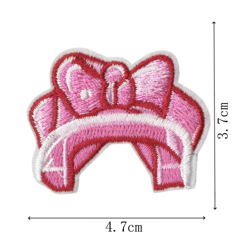 Wholesale Mother S Day Embroidered Patch Set DIY Iron On Applique For Towel And Clothing Decor 23 Pieces