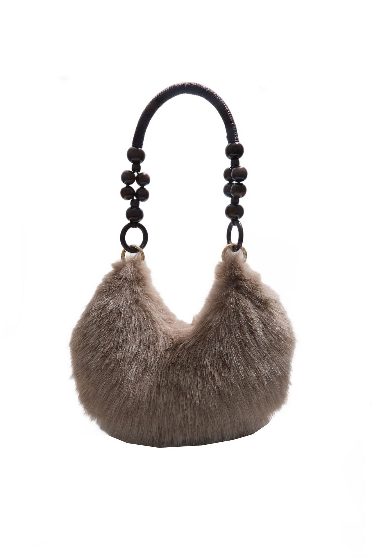 Wholesale Plush tote bag  stylish and sophisticated shoulder bag.