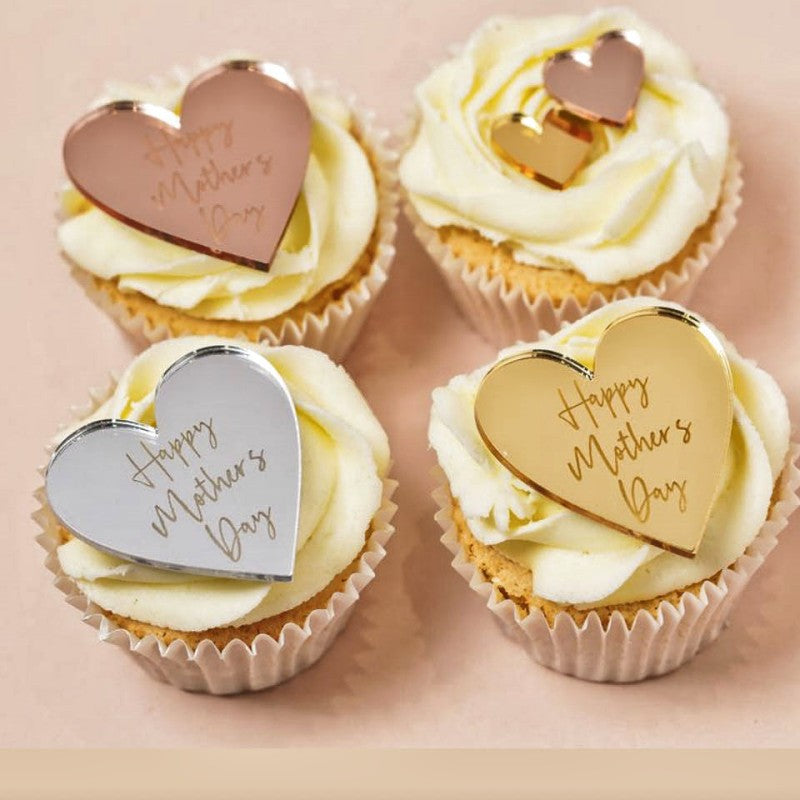 Wholesale10PCS/PACK Mother's Day Acrylic Cake Decoration