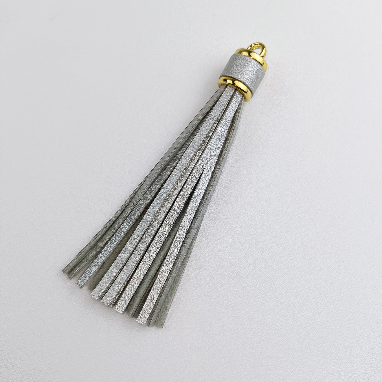 Wholesale Leopard Print PU Leather Tassel Printed Pendant Keychain Accessories