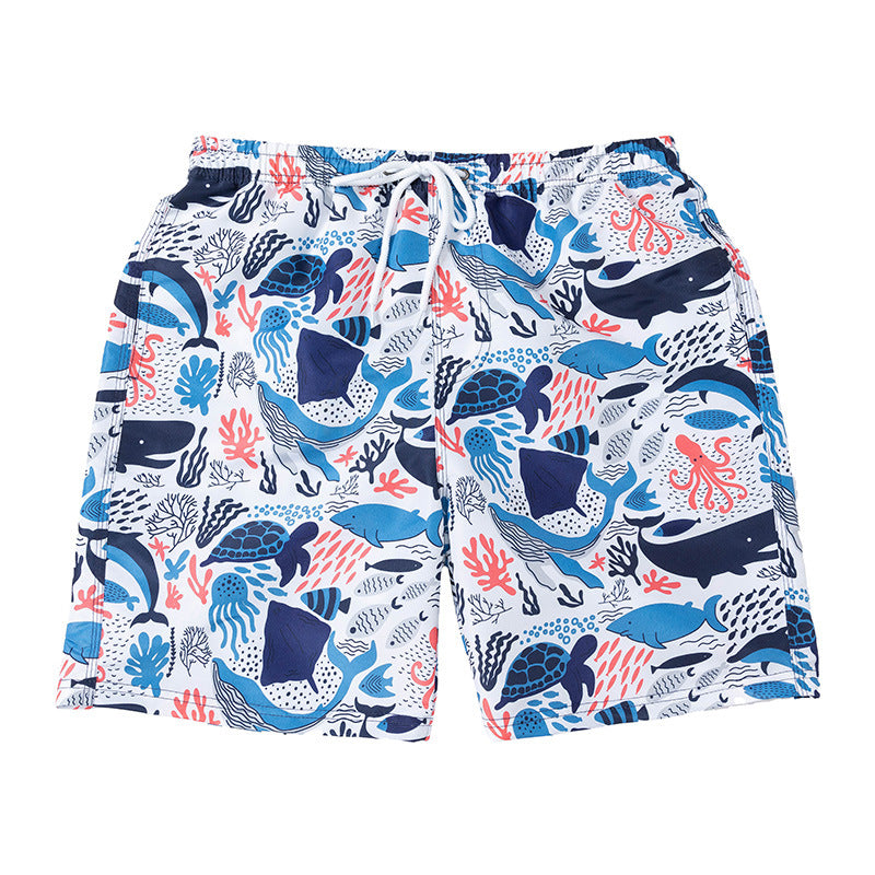Wholesale Men's Shorts Waterproof Quick Dry Print Loose Fit Swimwear