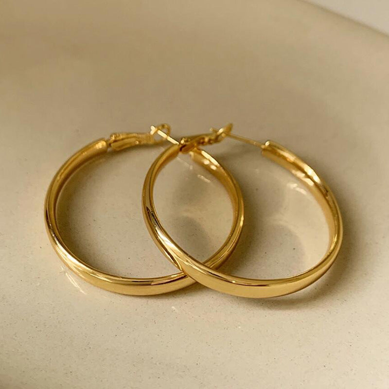 Wholesale French Metal Hoop Earrings for Women
