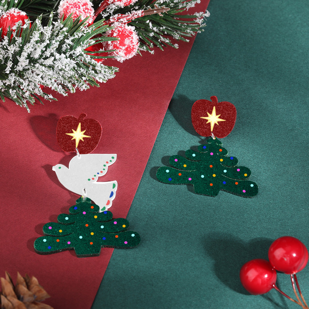 Wholesale Christmas Tree Earrings